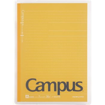 [해외] 코쿠요 노트 커버 캠퍼스 B5 인쇄 수용 포켓 포함 옐로우 노-623A-Y
