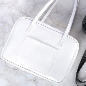 [JHM3Q80R_51IL]패션 손가방 캐주얼 쇼퍼백 흰색 가방 (29125975A)