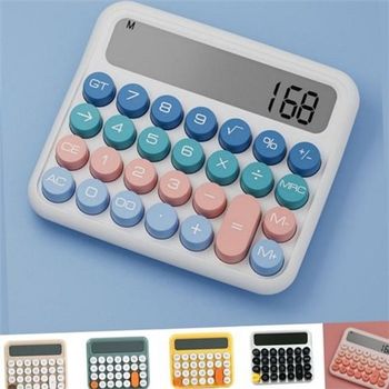디자인 기계식 계산기 복고풍 레트로 계산기 귀여운 탁상용 <b>타자기</b>