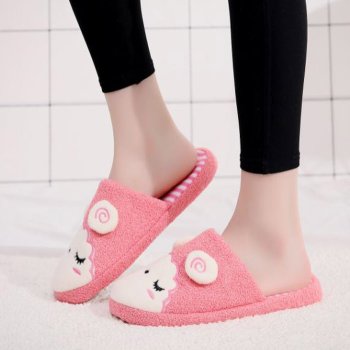 잠자는양실내화 보육교사 천 룸슈즈 슬리퍼 방한 여성 사무용 거실화 방한용품 겨울 털신발