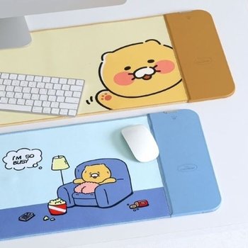 무선충전 마우스 장패드 비지 춘식이 GWM