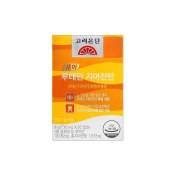 고려은단 퓨어 루테인 지아잔틴 100mg 90캡슐/mjc (S35410803)