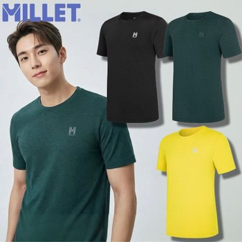 밀레 반팔티 남자 라운드 아웃도어 여름티 등산복 출근복 일상복