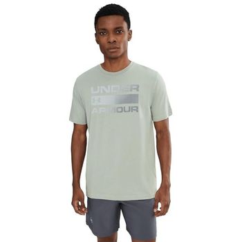 [해외] 언더아머 UA 팀 이슈 워드마크 숏 슬리브 - 티타늄 Titan 그레이 1098345