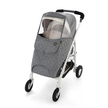 잉글레시나 트릴로지 유모차 전용 방한커버 블랙멜란지