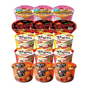 볼케이노 까르보나라컵x3+킹뚜껑x3+꼬꼬면x3+김치꼬꼬면x3+틈새김치컵x3..[35248722]