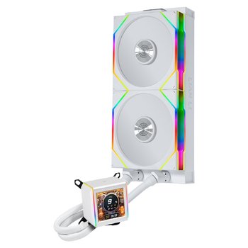 리안리 GALAHAD II LCD 280 UNI FAN TL Wireless CPU수랭쿨러 화이트