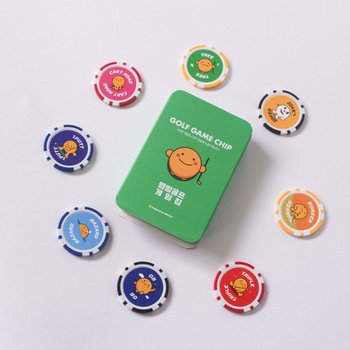 캐디필수품 명랑 골프 게입칩 볼마커 칩돌리기 TA3623873