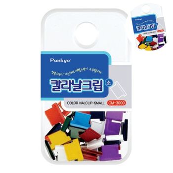 서류정리 IV71YE17 철클립 칼라날크립날 소