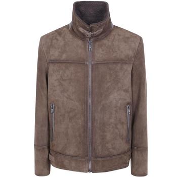 [해외] 26FW MILESTONE 가죽 자켓 <b>21315</b>A 631629 73 BROWN