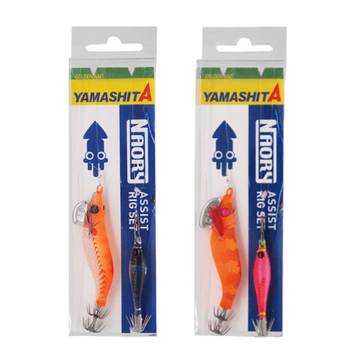 야마시타 나오리 어시스트리그 세트(에기+슷테) 1.5호, 1.8호/호래기,에깅,한치/오징어낚시