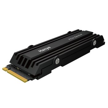 [해외] Hanye SSD 2TB PS5 PS5 PCIe Gen4x4 M.2 NVMe 2280 : 7400MB  s : 6500MB  s 3D NAND TLC 내장