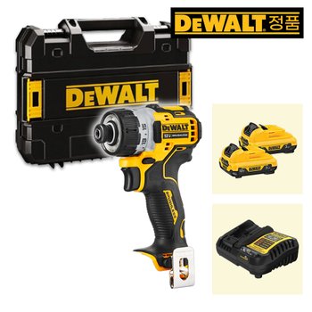 디월트 DCF601L2 12Vmax 3.0Ah x2 브러쉬리스 컴팩트 스크류 드라이버 15+1토크조절 8Nm