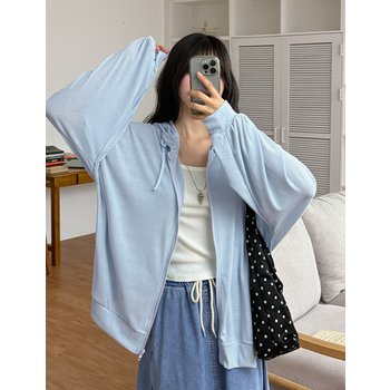 [공구우먼] [09초이스] 완벽한 썸머데이 루즈핏 후드집업 87480 빅사이즈 여성의류