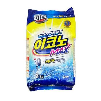 찬물전용 세탁세제 3kg 빨래 세탁세제 가루 분말(WA05AD5)