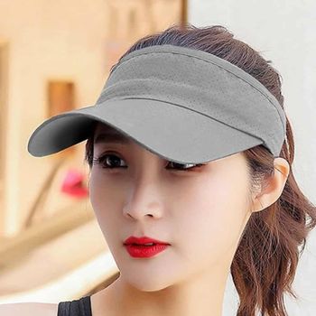 메쉬 AK74VL26 스포츠 썬캡(그레이) 골프캐디모자 여름골프모자