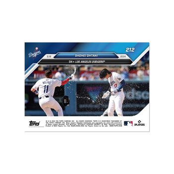 [해외] 오타니 쇼헤이 0212 다저스 이적 후 첫 사요나라 히트 양면 사진 HITS 1