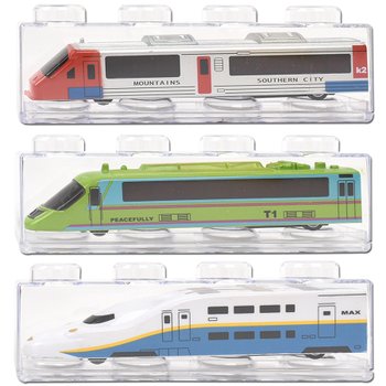 R 테라익스프레스 풀백 미니기차 3종세트 D세트 oz-3310 d 고속 열차 블럭 보관함