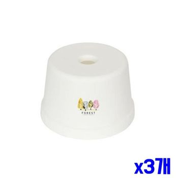 심플한 LQHD6980 욕실 목욕의자 원형 x3개 플라스틱의자