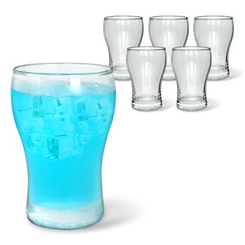 다이아글라스 콜라 텀블러 중 285ml 유리컵 6P 세트