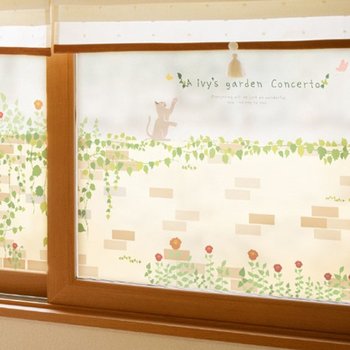 [뭉키데코] 무점착반투명시트_MSC-485_아이비가든(B01_W90xH120cm) (2947607)