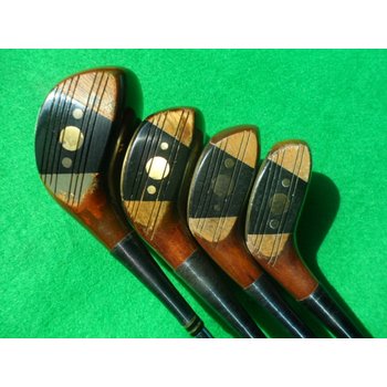 [중고] PowerBilt Citation GENUINE 나무헤드 스틸샤프트 우드4개일괄  FA3344436