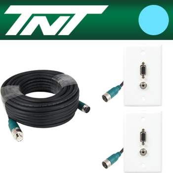 강원전자 TNT RGB+스테레오 월 플레이트 분리형(배관용) 케이블 15m NM-TNTA15S5 부품 소모품