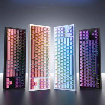 [해외] VTER galaxy 80Pro 무선 기계식 게이밍 키보드 유선 연결 전키핫스왑 87%배열 RGB램프