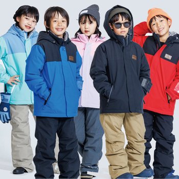 [해외] 온요네 주니어스키복 보드 솔리드 컬러 상하세트 RES76900 (130-160)