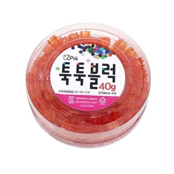 [VCMM7NLP]리필  툭툭투명블럭(투명_주황)40g 5EA