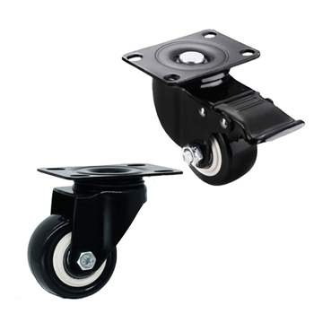회전캐스터 우레탄 바퀴1P 가구 의자 캐리어 카트바퀴 교체용바퀴