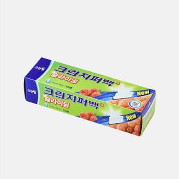 지퍼백슬라이딩 21x19x15매 소 지퍼백 위생팩 비닐팩 투명지퍼백 폴리백