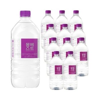몽베스트 생수 1L 12병