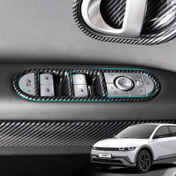 아이오닉5 페이스리프트 튜닝 윈도우 스위치 커버 카본튜닝
