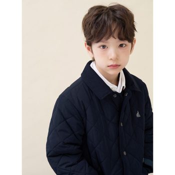 빈폴 키즈 Essential 퀼팅 점퍼 네이비 BI6138UE2R