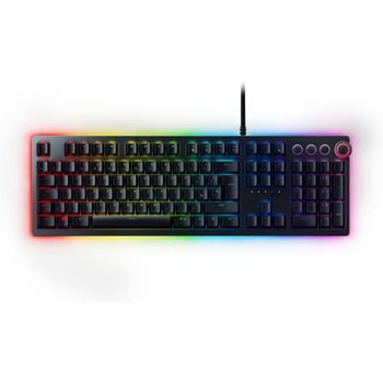 [해외] 영국 레이저 기계식키보드 Razer Huntsman Elite Purple Switch - Gaming Keyboard with Opto-Me