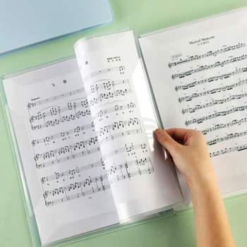 악보철 전문가 악보보관 바인더 철 60매 블루 악보책 악보바인더 악보파일 피아노책 악보공책