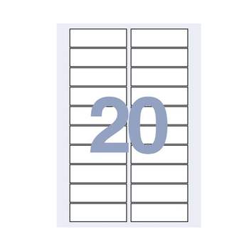 세네 BJ479770 전산 라벨지 C-3050 주소라벨 100매 20칸