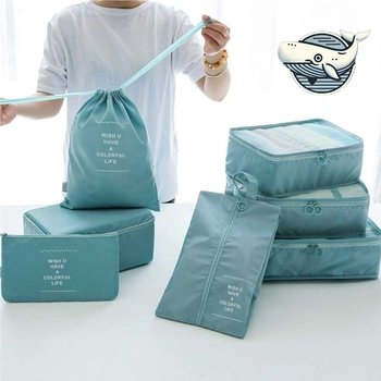 다목적 여행 수납 가방 세트 방수 경량 정리 (WFH6GEU)