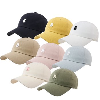[디꾸보]캐쥬얼 알바벳 B포인팅 볼캡 야구모자 CR496