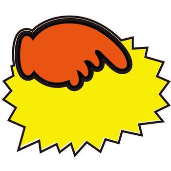 POP카드 톱니손 공백 5매입 매장 상품 할인 행사 안내