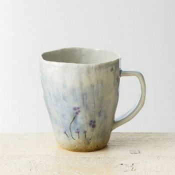 머그컵 9cm 도자기 소형 물컵 수묵 이천도자기 홈카페 잔