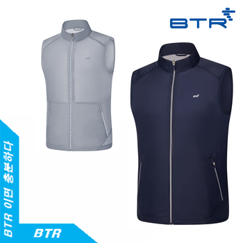 [비티알] 프리드 남성 여름 메쉬 배색 경량조끼 골프 등산 레저 베스트 (BTV0727M)