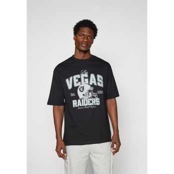 뉴에라 뉴 에라 NFL 라스베이거스 레이더스 헬멧 티셔츠 - 클럽 웨어 검정색 6466150