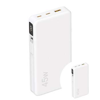 보조배터리 초고속 45W 일체형 20000mAh C타입 D-PD45W-20000