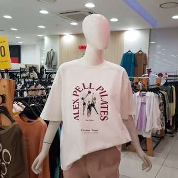 쵸코 필라테스 반팔 티셔츠 KPTSLL4100IV_JJ