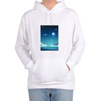 서울야경 부산야경 핫플 밤풍경 그림 후드티