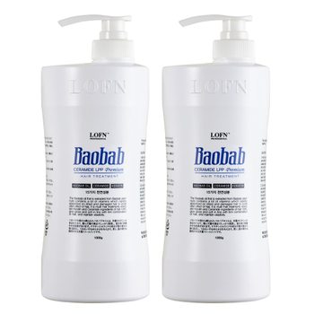 로픈 바오밥 세라마이드 LPP 프리미엄 헤어트리트먼트 오리지날 1000ml 2개