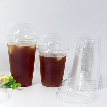 투명컵 아이스 커피컵 과일 뚜껑컵 세트 480ml 10P세트(WDF55D7)