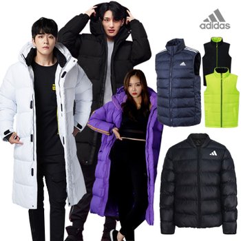 아디다스/푸마/미라클/훼르자 롱패딩,숏패딩,패딩조끼 모음전_신
